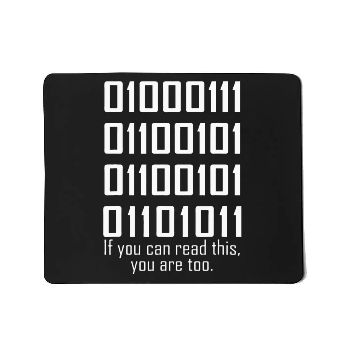 Software Engineers Funny Programming Coding Binary Code Mousepad