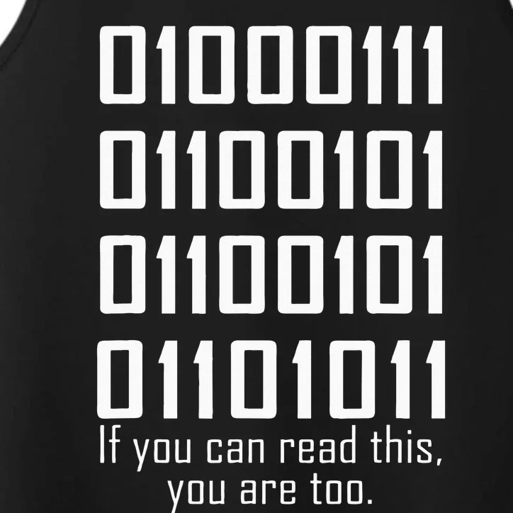 Software Engineers Funny Programming Coding Binary Code Performance Tank