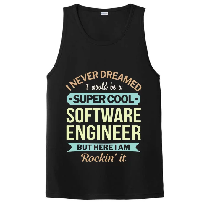 Software Engineer Gift Funny Appreciation Performance Tank