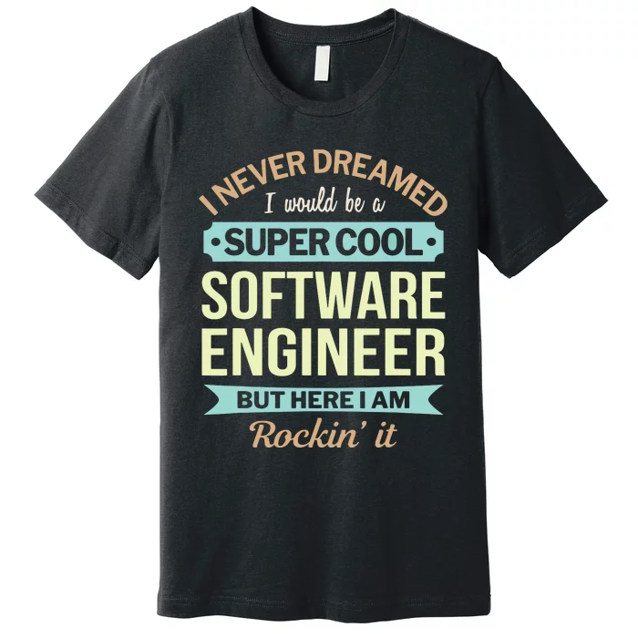 Software Engineer Gift Funny Appreciation Premium T-Shirt