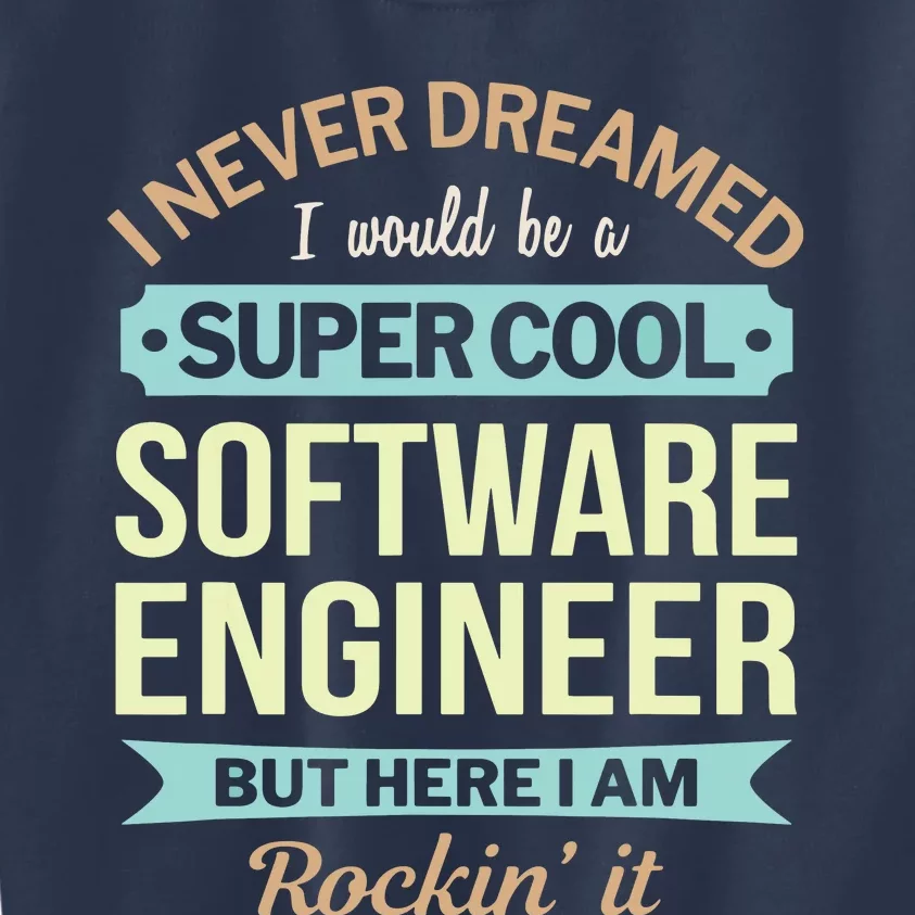 Software Engineer Gift Funny Appreciation Kids Sweatshirt