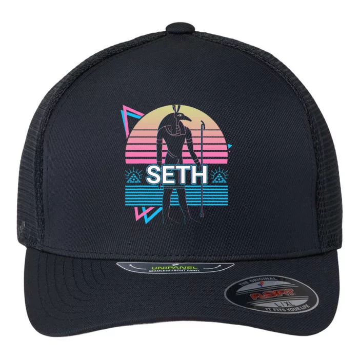 Seth Egyptian God Ancient Egypt Flexfit Unipanel Trucker Cap