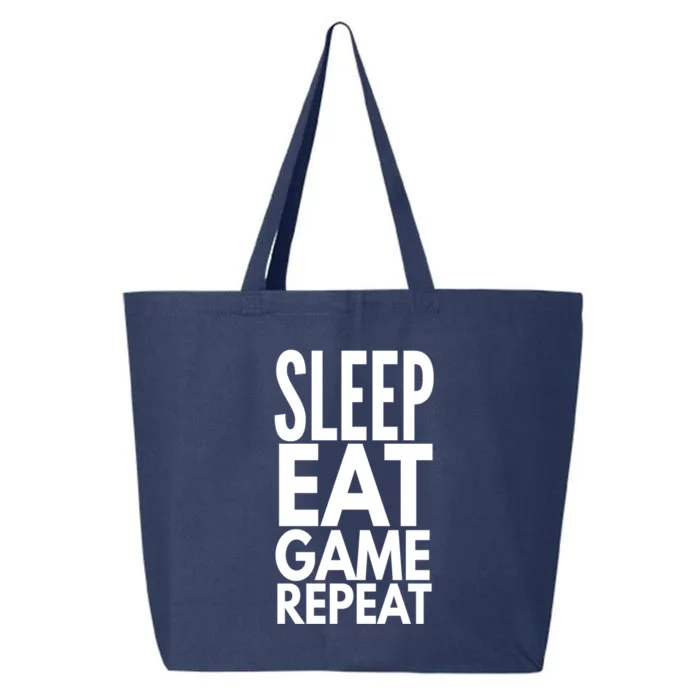 Sleep Eat Game Repeat Teen Funny Gift 25L Jumbo Tote