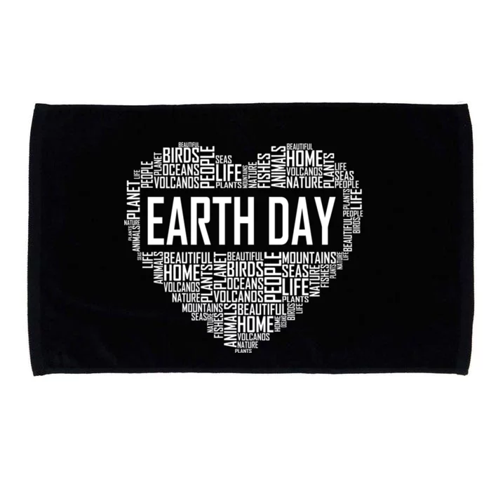 Save Earth Gift Earth Day Lover Environmental Awareness Gift Microfiber Hand Towel