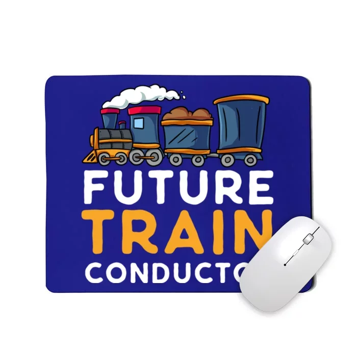 Steam Engine Gift For Future Train Conductor Mousepad