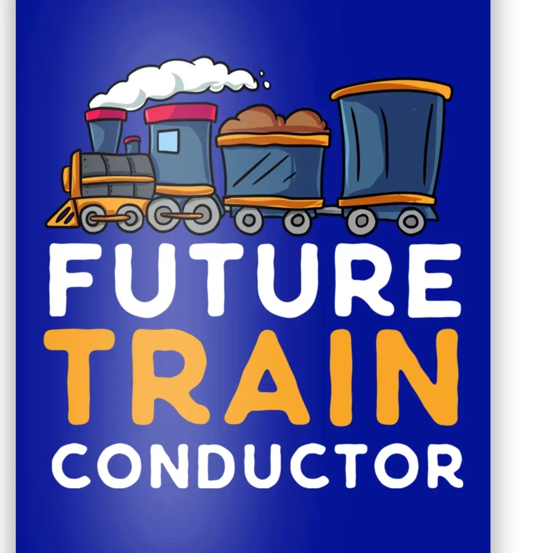 Steam Engine Gift For Future Train Conductor Poster