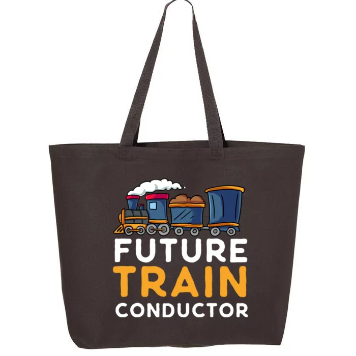 Steam Engine Gift For Future Train Conductor 25L Jumbo Tote