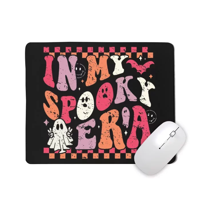 Spooky Era Groovy Halloween Ghost Costume Mousepad