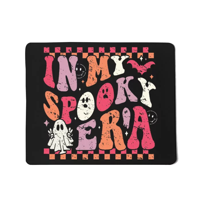 Spooky Era Groovy Halloween Ghost Costume Mousepad