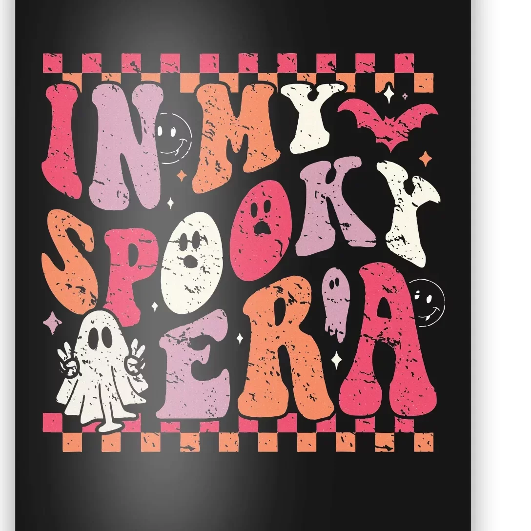 Spooky Era Groovy Halloween Ghost Costume Poster