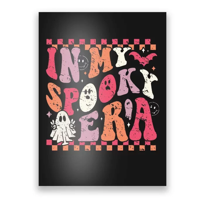 Spooky Era Groovy Halloween Ghost Costume Poster