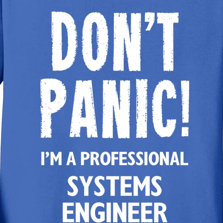 Systems Engineer Gift Kids Long Sleeve Shirt