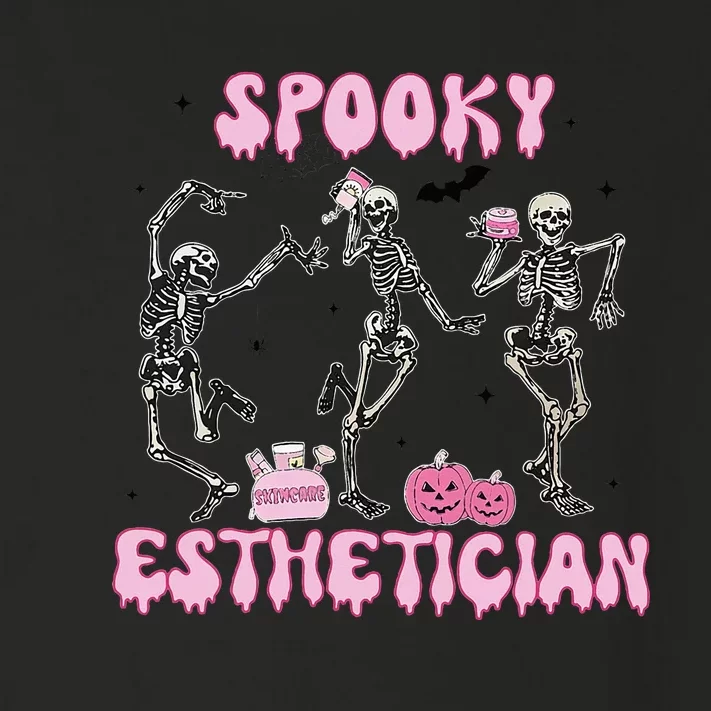 Spooky Esthetician Halloween Skeleton Skin Therapist Case Toddler Long Sleeve Shirt