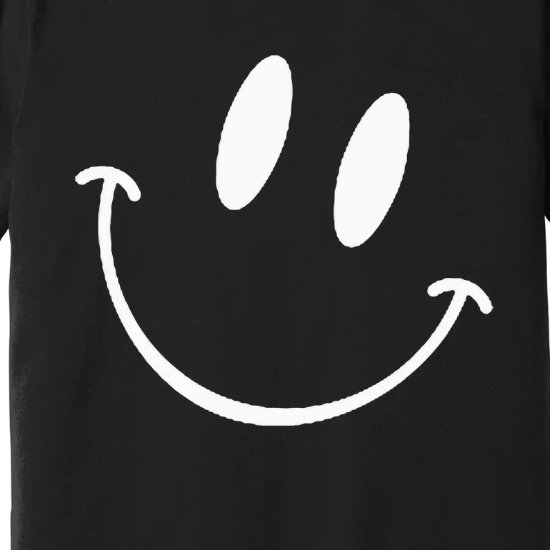 Smiling Emoticon Happy Face Smile Premium T-Shirt