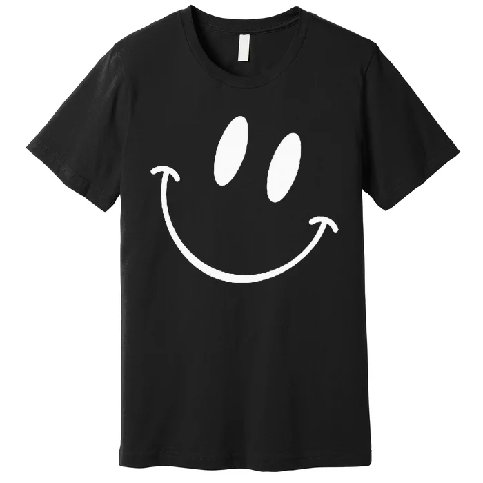 Smiling Emoticon Happy Face Smile Premium T-Shirt