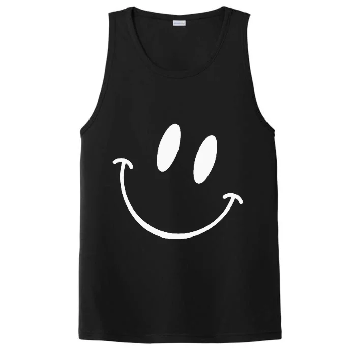 Smiling Emoticon Happy Face Smile Performance Tank