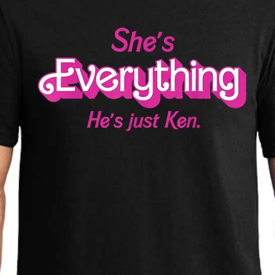 Shes Everything Hes Just Ken Funny Pajama Set