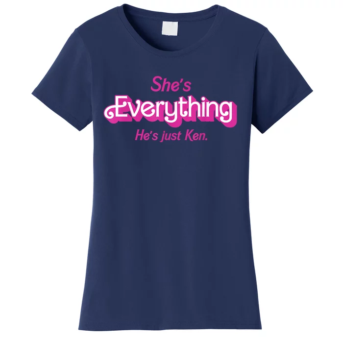 Shes Everything Hes Just Ken Funny Women's T-Shirt