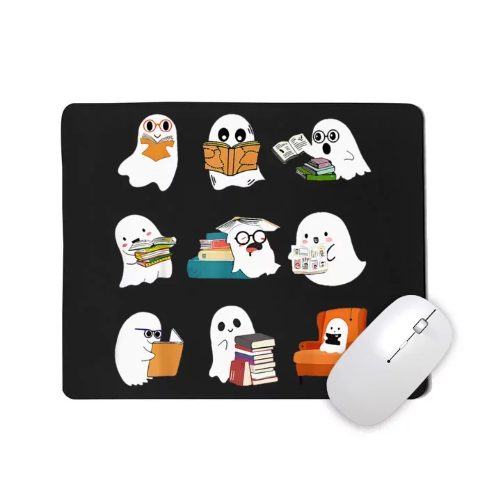 Spooky Educator Halloween Reading Enthusiast for School Mousepad