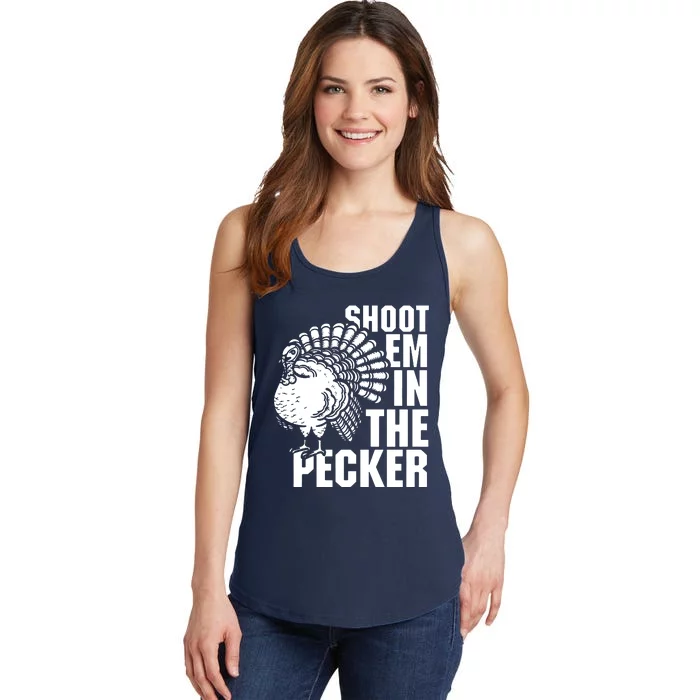 Shot Em In The Pecker Ladies Essential Tank