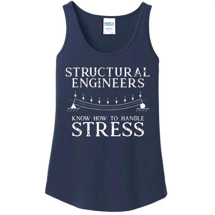 Structural Engineers Know How To Handle Stress Joke Ladies Essential Tank