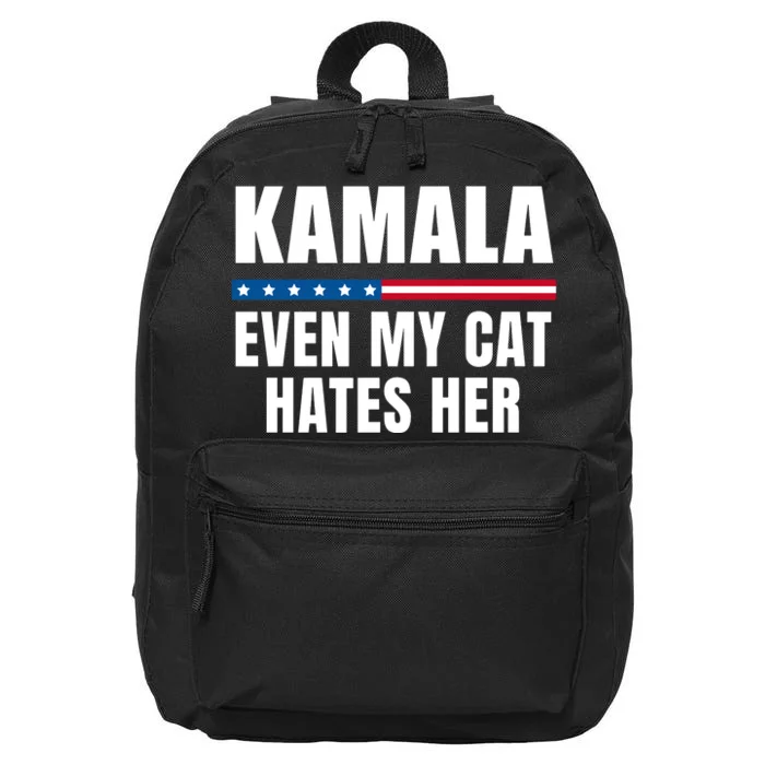 Susan Espo Kamala Even My Cat Hates Her 16 in Basic Backpack