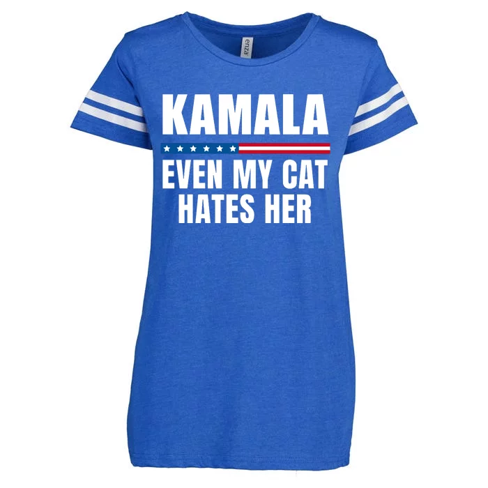 Susan Espo Kamala Even My Cat Hates Her Enza Ladies Jersey Football T-Shirt