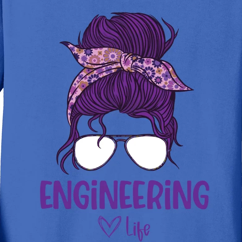 S Engineering Life Engineering Major Gift Kids Long Sleeve Shirt