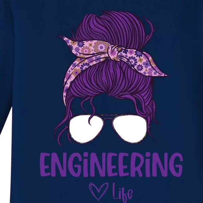 S Engineering Life Engineering Major Gift Baby Long Sleeve Bodysuit