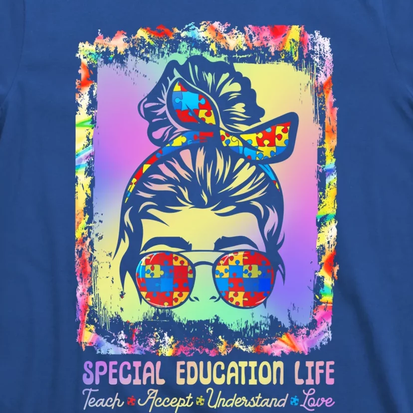 Special Education Life Sped Teach Accept Understand Autism Great Gift T-Shirt