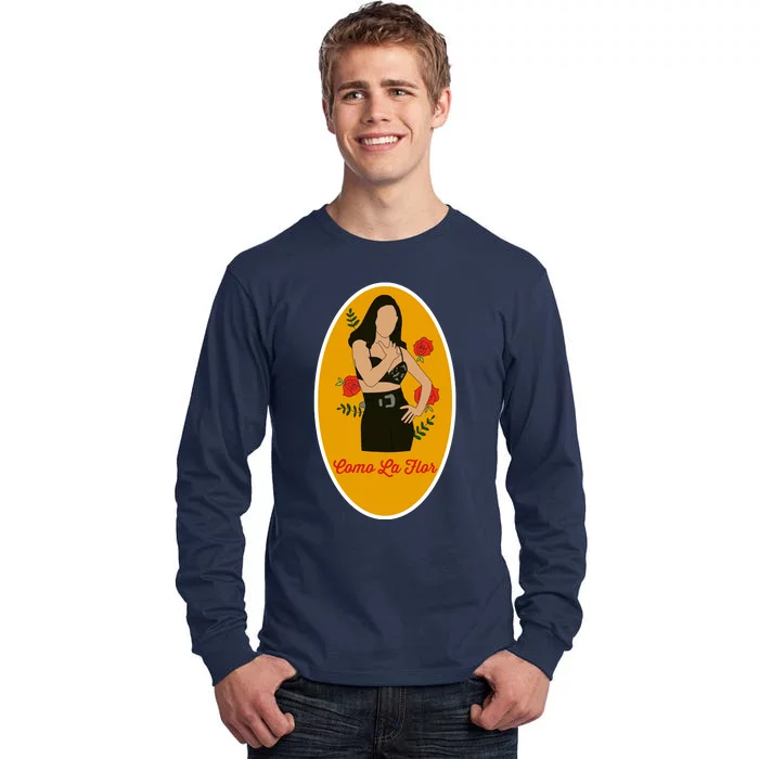 Selenas Quintanilla Como La Flor Tall Long Sleeve T-Shirt