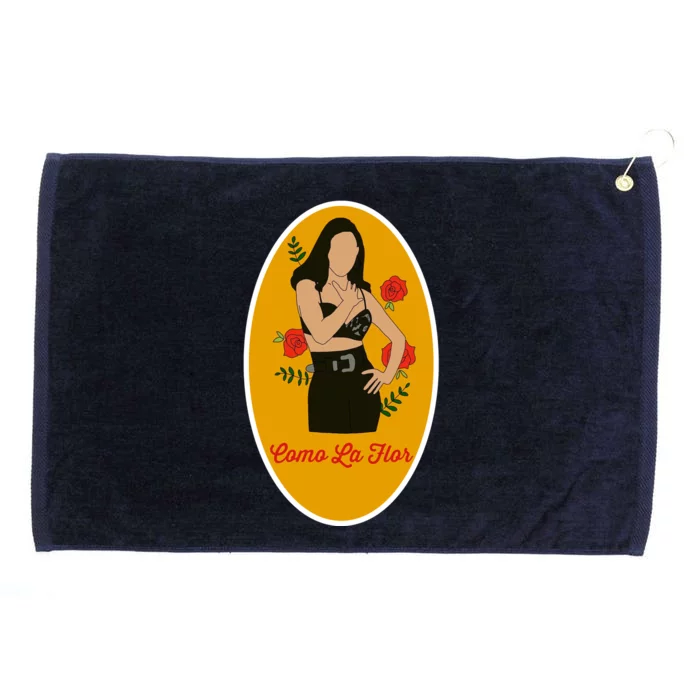 Selenas Quintanilla Como La Flor Grommeted Golf Towel