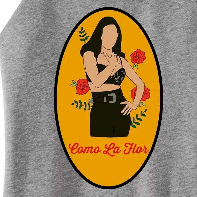 Selenas Quintanilla Como La Flor Women’s Perfect Tri Rocker Tank