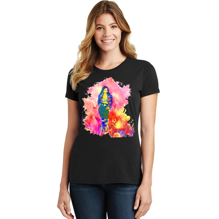 Selenas Quintanilla Watercolor Women's T-Shirt