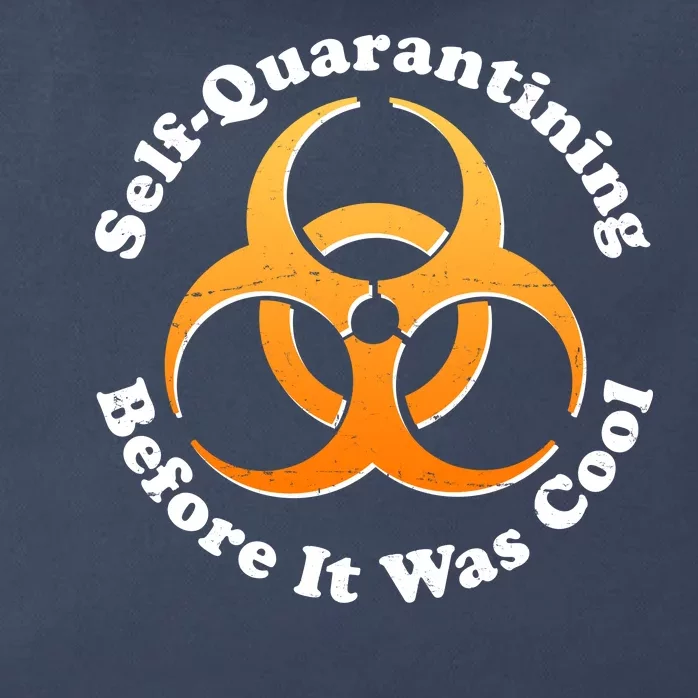 Self Quarantining Before It Was Cool Biohazard Zip Tote Bag