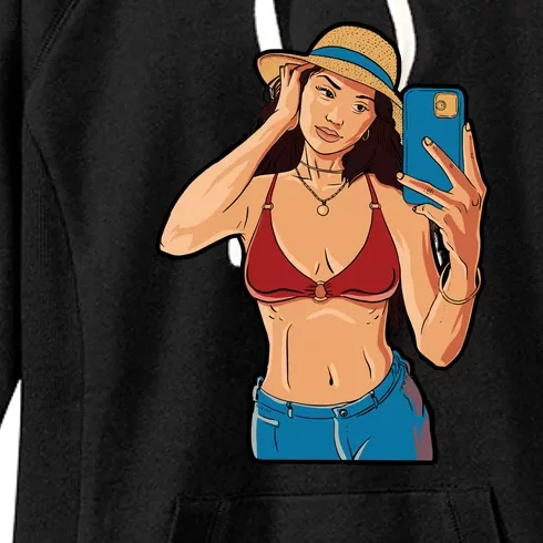 Selfie Girl Women's Fleece Hoodie