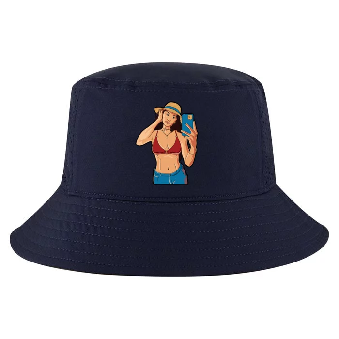 Selfie Girl Cool Comfort Performance Bucket Hat