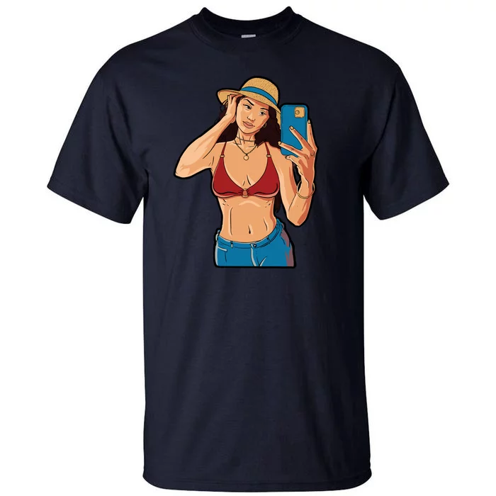 Selfie Girl Tall T-Shirt