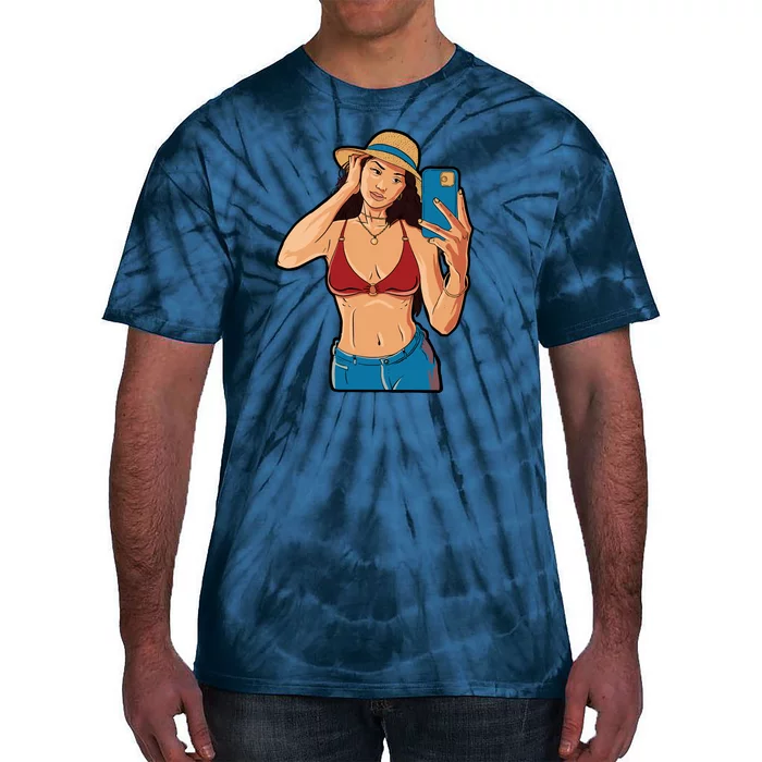 Selfie Girl Tie-Dye T-Shirt