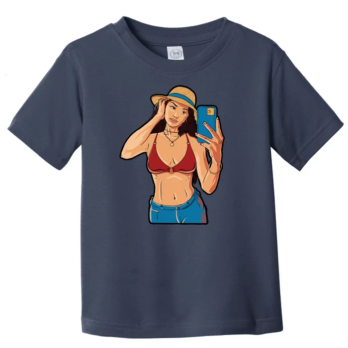 Selfie Girl Toddler T-Shirt