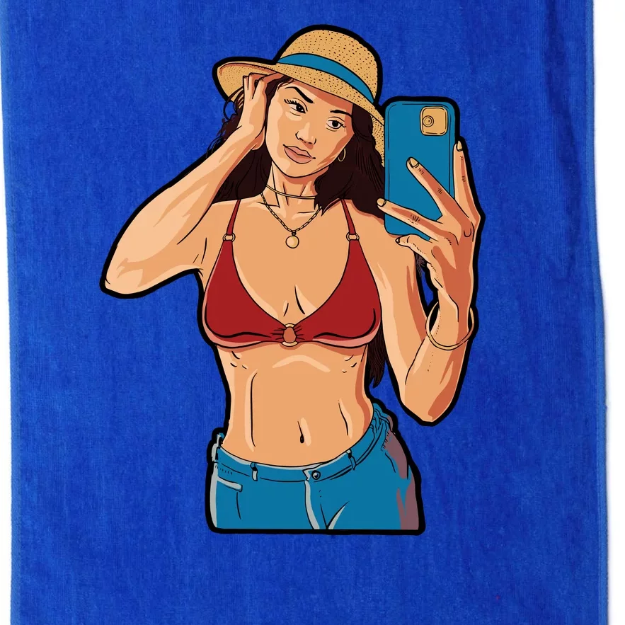 Selfie Girl Platinum Collection Golf Towel