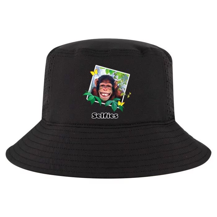 Selfies - Chimp Funny Selfie Cool Comfort Performance Bucket Hat