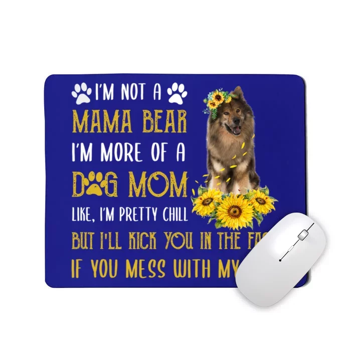 Sunflower Eurasier Mom Mothers Day Dog Mom Gift Mousepad