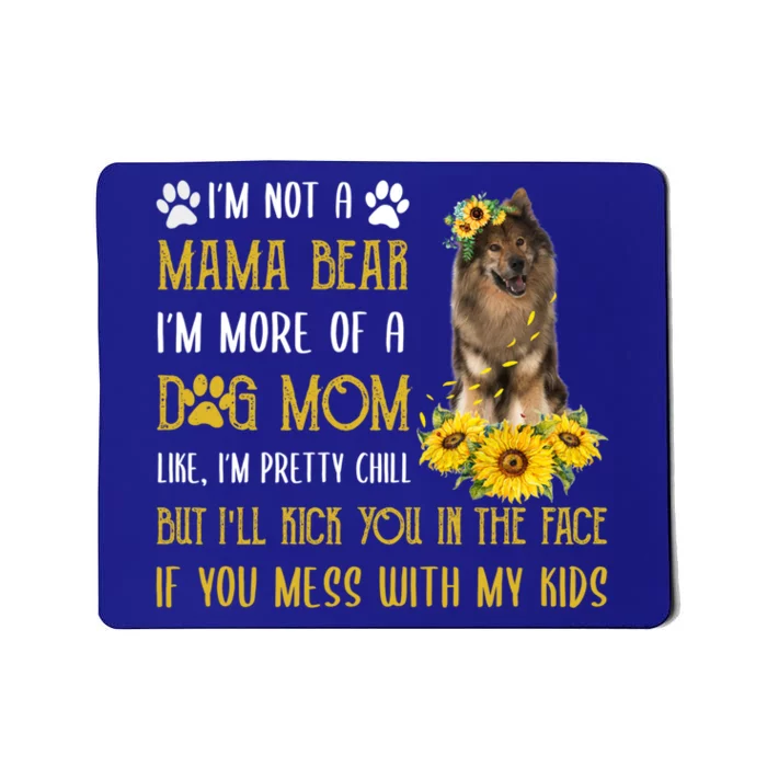 Sunflower Eurasier Mom Mothers Day Dog Mom Gift Mousepad