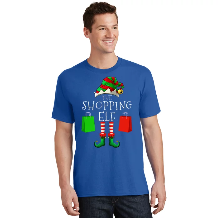 Shopping Elf Matching Family Group Christmas Party T-Shirt