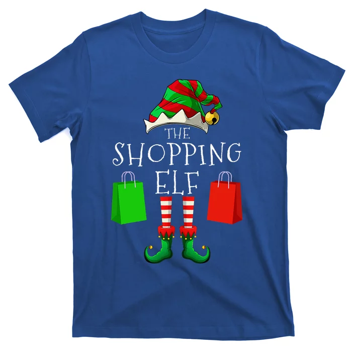 Shopping Elf Matching Family Group Christmas Party T-Shirt