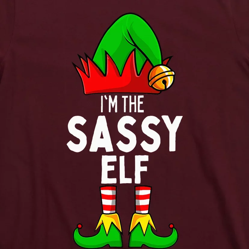 Sassy Elf Matching Family Christmas T-Shirt