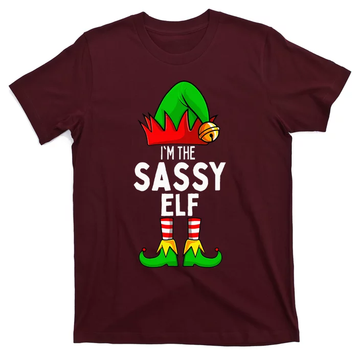 Sassy Elf Matching Family Christmas T-Shirt