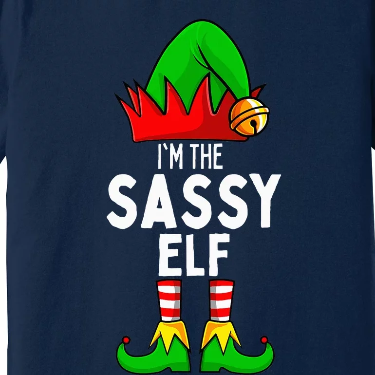 Sassy Elf Matching Family Christmas Premium T-Shirt