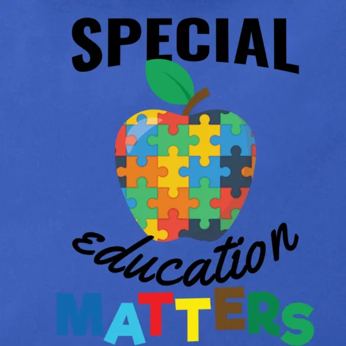 Special Education Matters Autism Awareness Gift Zip Tote Bag